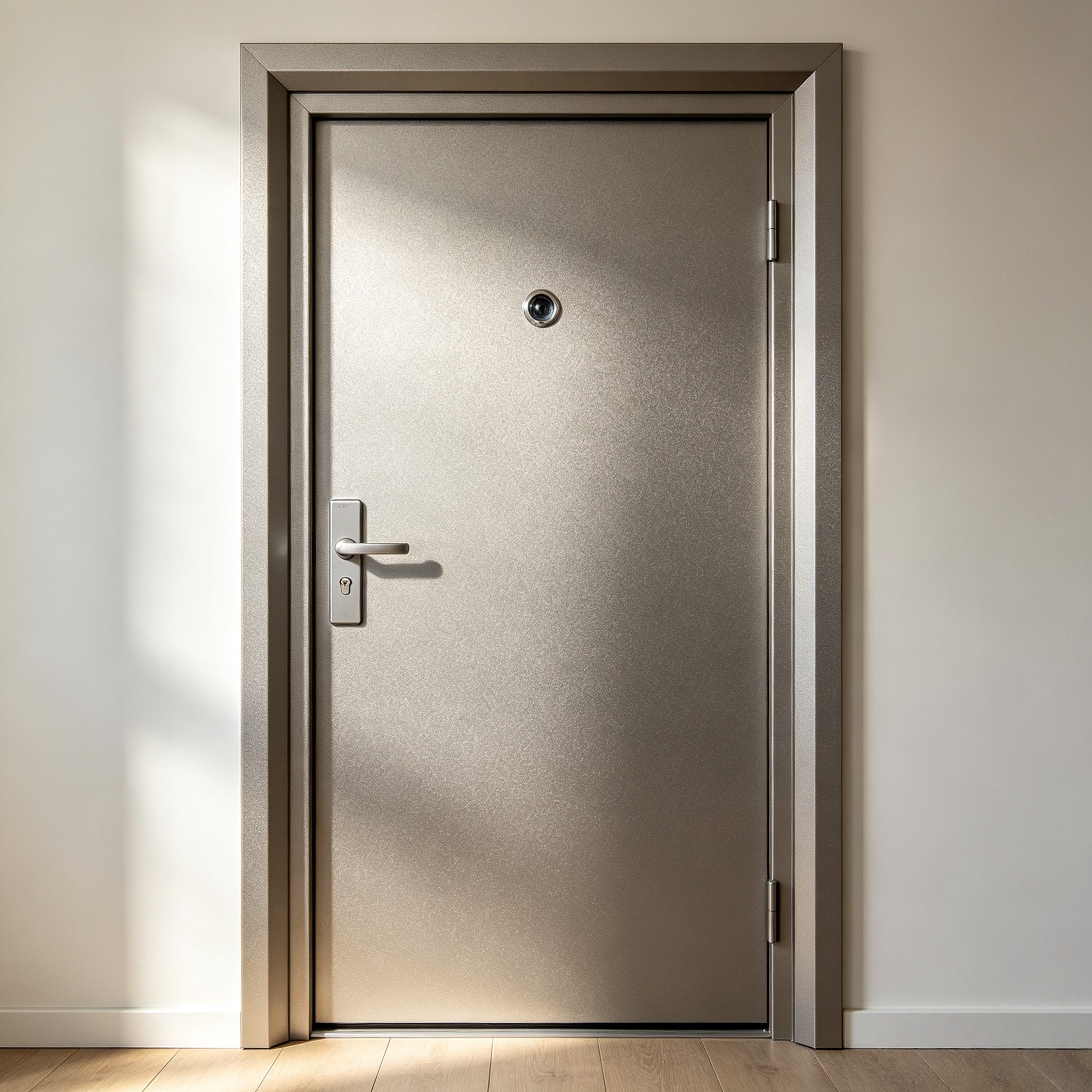 Residential Aluminum Security Front Door , Anti-Theft, Multi-Point Lock, Custom Size for House &amp; Apartment