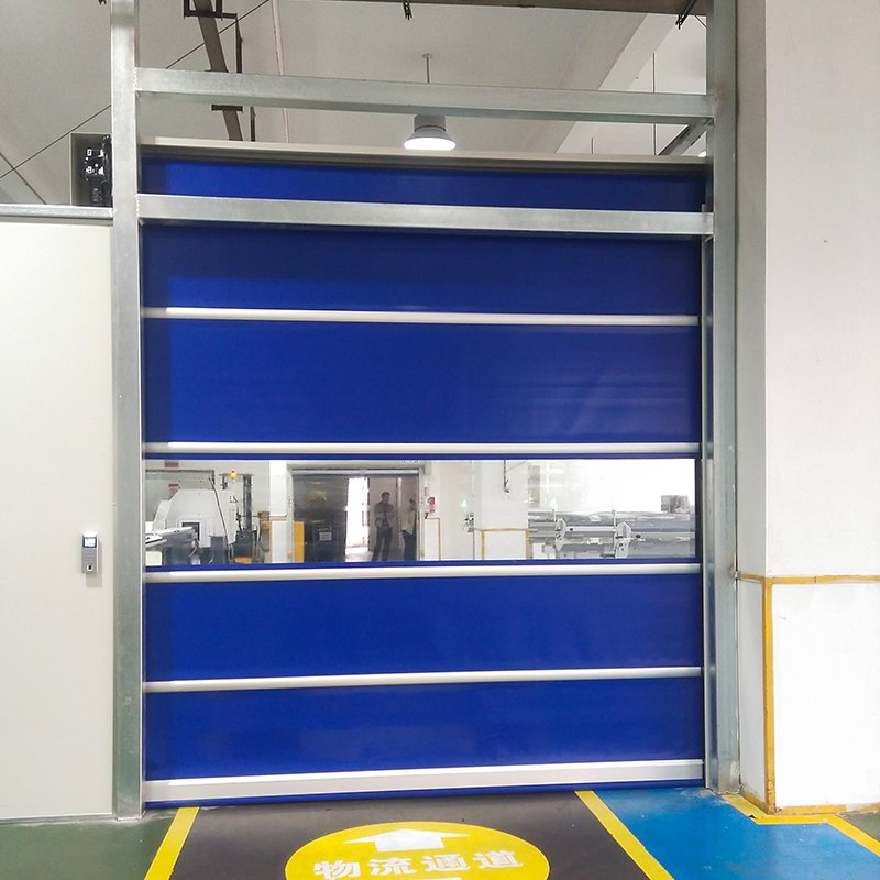 Wind-Resistant High Speed Door with Smart Automation for Large Warehouse and Factory Entrances