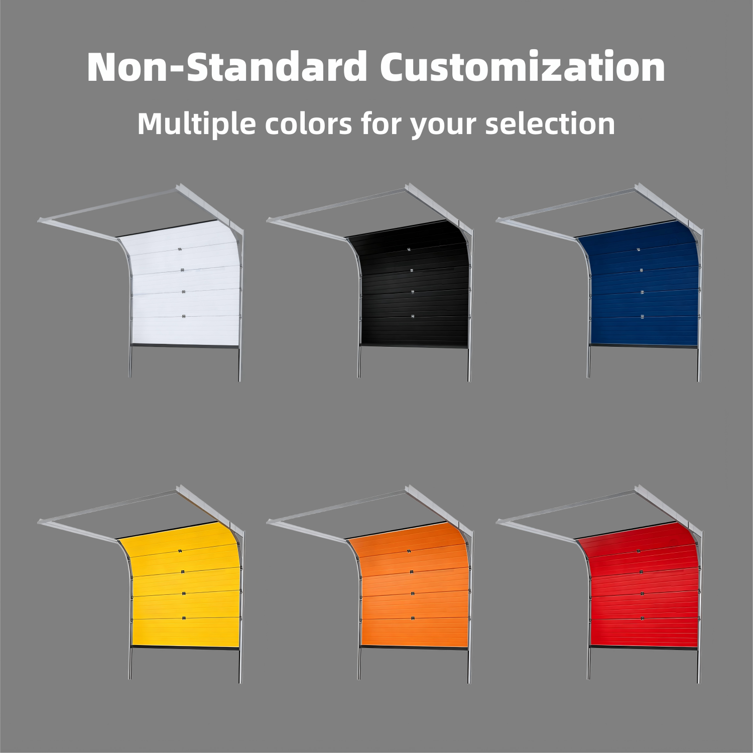 ODM High Quality Storm Security Doors Factory Warehouse Overhead Industrial Sectional Door