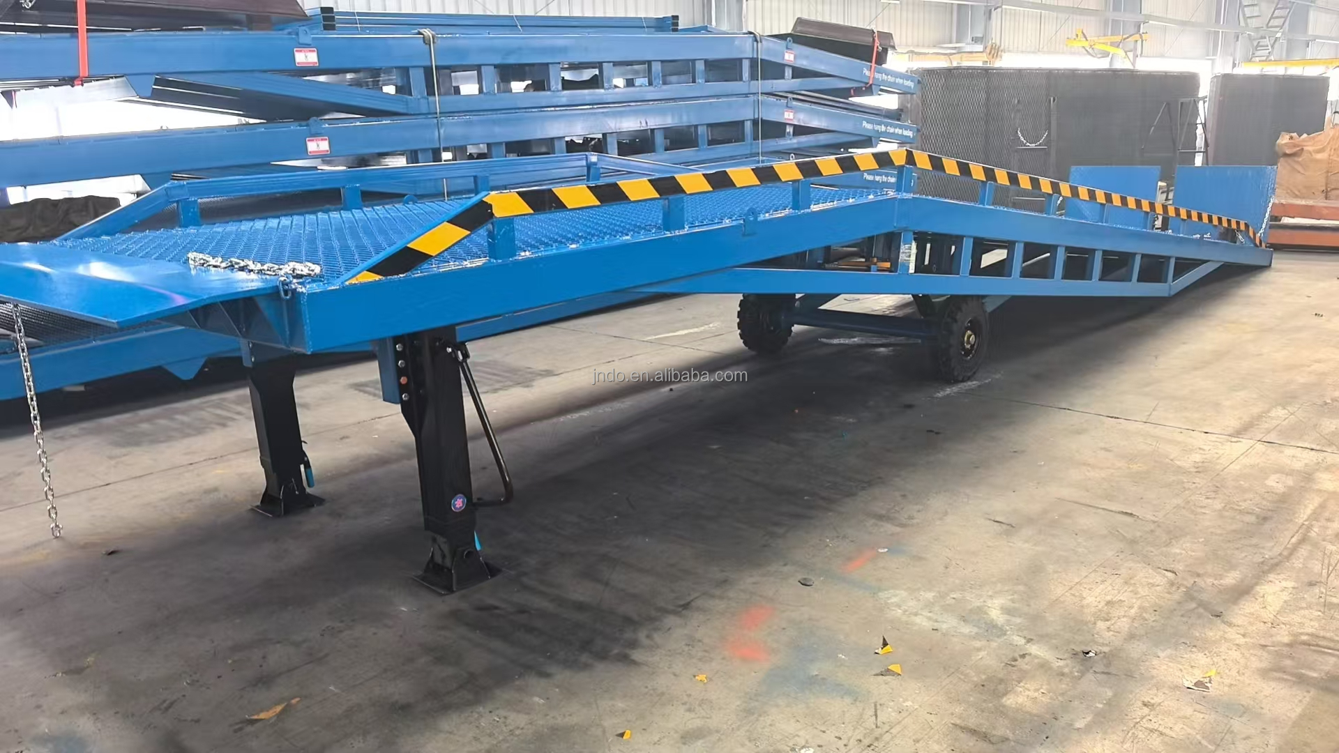 Steel Dock Ramp View