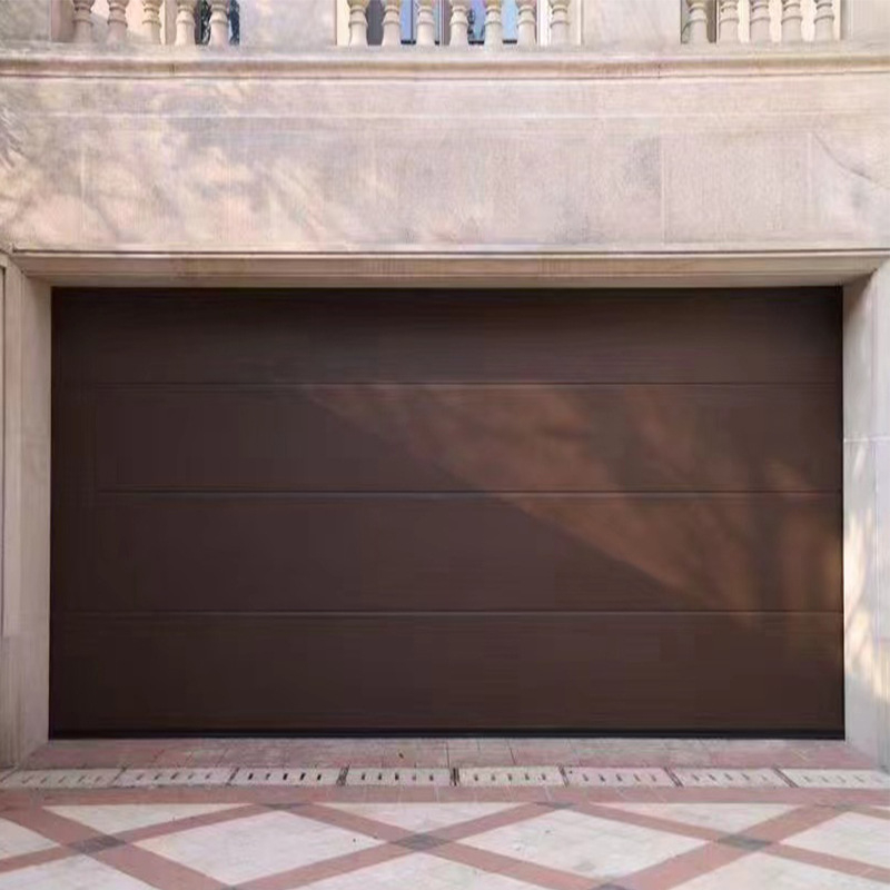 Best Sale Modern White Aluminum Alloy Waterproof Automatic Garage Door Sectional Panel with Remote Control for Villa Apartment