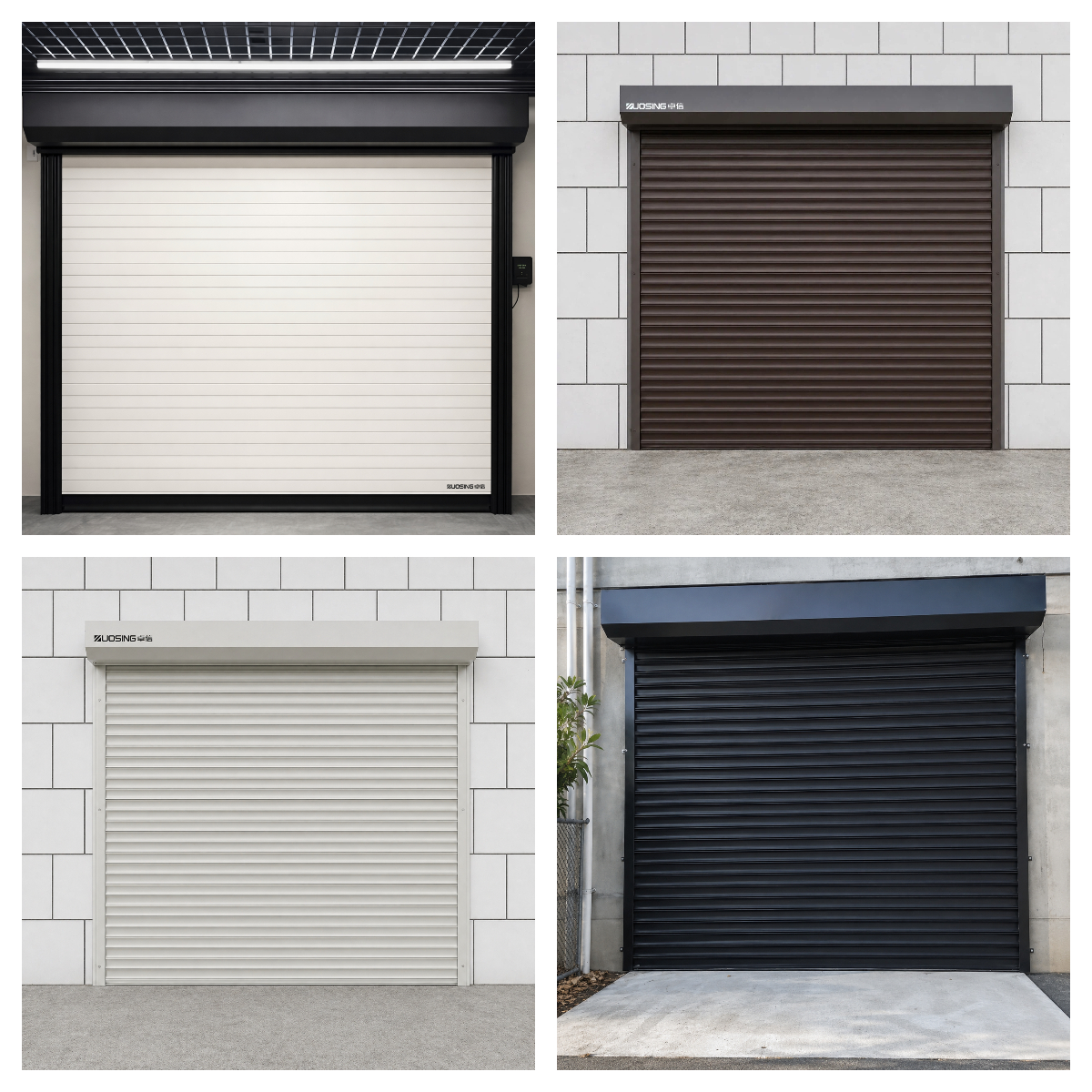 Factory Direct Steel Roller Shutter Door Custom Size Wind Resistant Rolling Door for Warehouse Factory