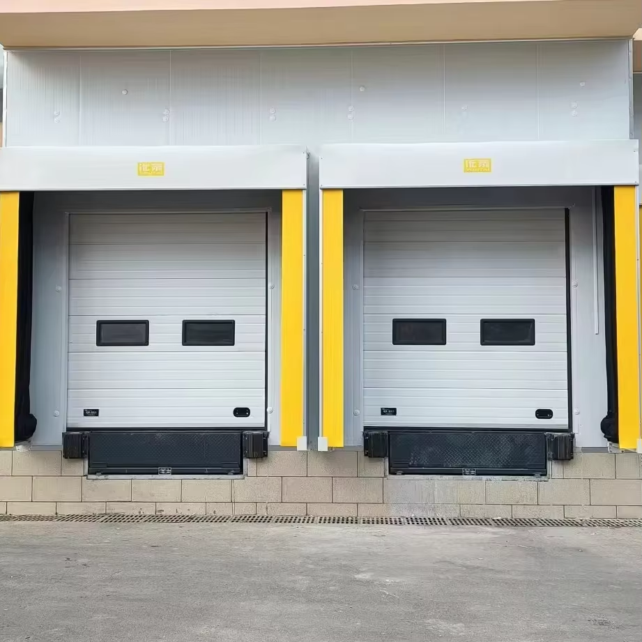 Customerized Modern Finished Steel Automated Lift-Up Door with Safety Sensors for Busy Loading Docks and Logistics Centers