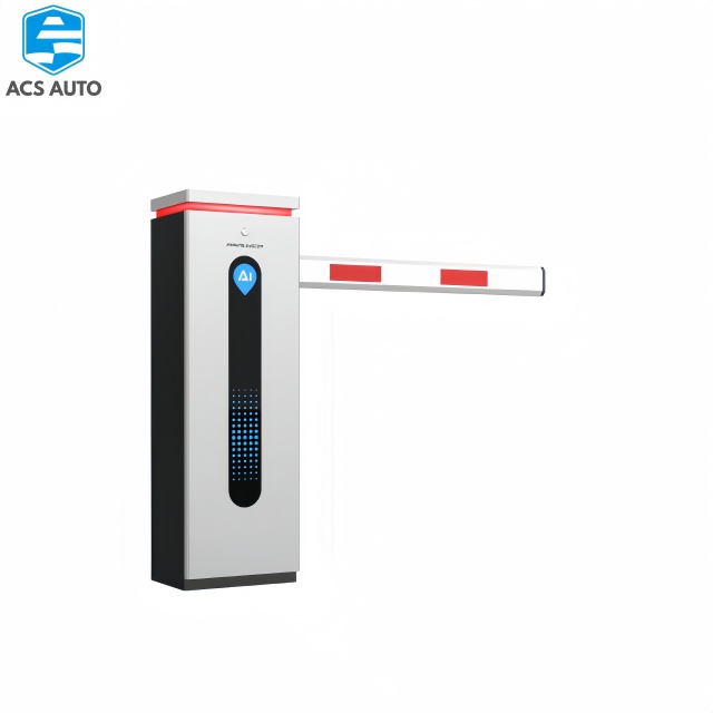 ACS AUTO RFID Integrated Boom Gate System Barrier - 5000+ Daily Cycles &amp; Cloud Management for Smart Warehouses