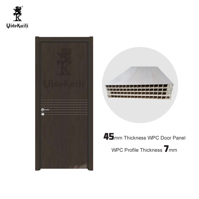 China Factory Waterproof Fireproof Interior House WPC Fire Rated Doors For Home