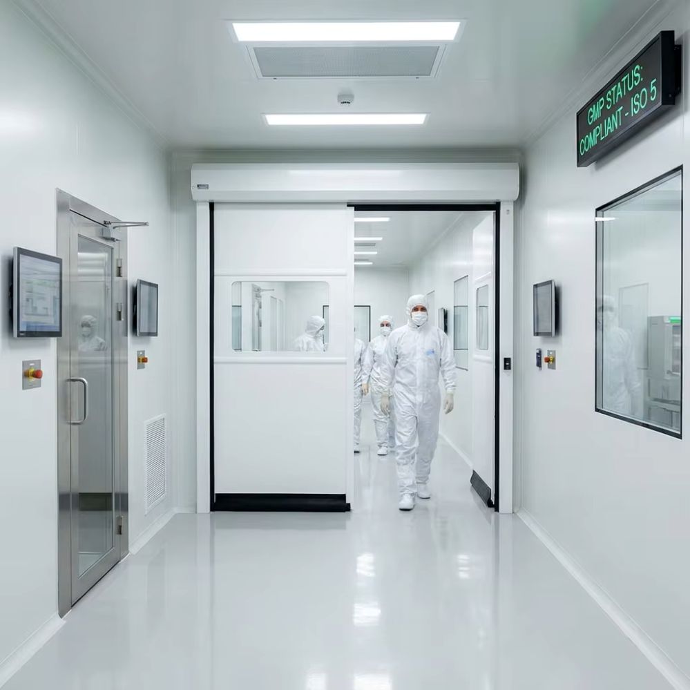Intelligent Auto-Reset High Speed Door with Radar &amp; Photocell Sensor for Industrial Use