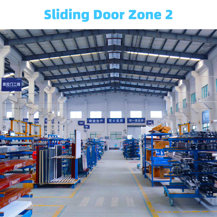 EOKO Heavy Duty Electric System Tempered Glass Automatic Aluminum Sliding Doors