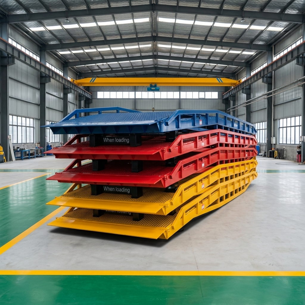 Hot Sale Mobile Hydraulic Boarding Unloading Yard Lifting Platform Loading Dock Ramp With Cargo Platform