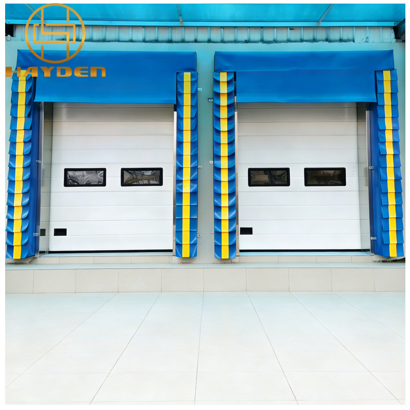 Aluminum Alloy Thermal Insulation Industrial Cold Storage Door Save Energy Warehouse Loading Sectional Dock Doors