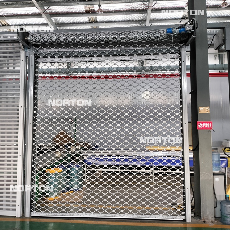 Wholesale Security Roller Shutter Door,mesh Roll up Gate,transparent Door