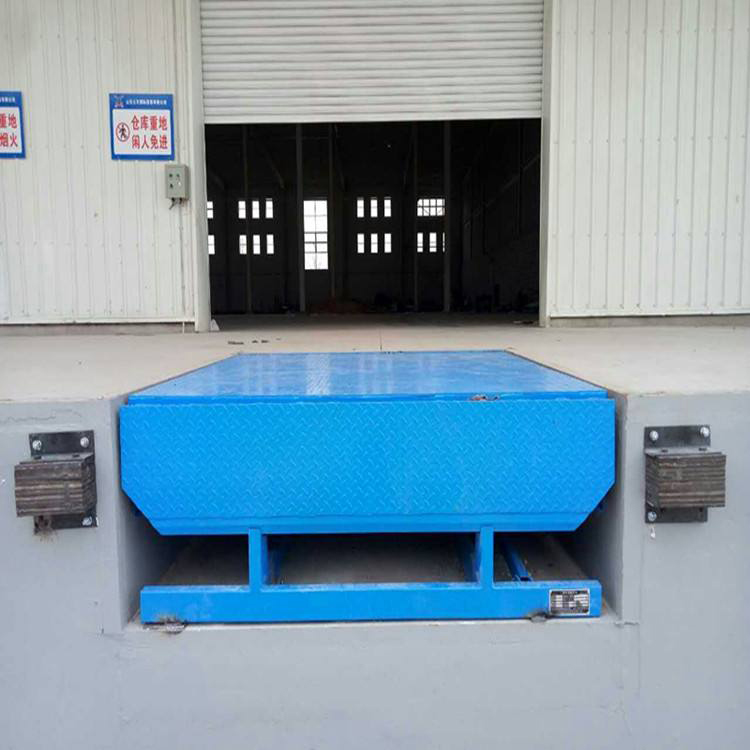 Adjustable Warehouse Fixed Pit Ramp Truck Container Stationary Hydraulic Logistics Loading Bay Dock Leveler Plate Equipment