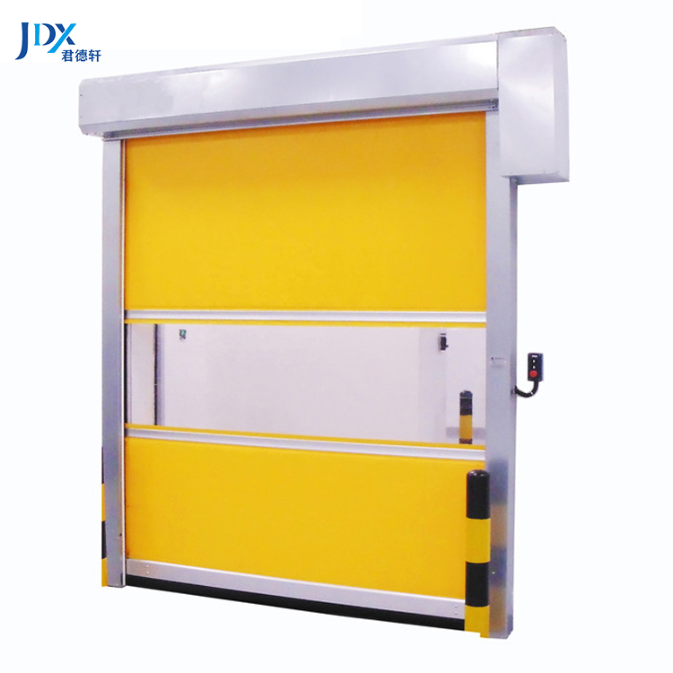 High Quality Safety Rail High Speed Rolling Factory Fast Door Pvc Roll up Clear Door High Speed Door
