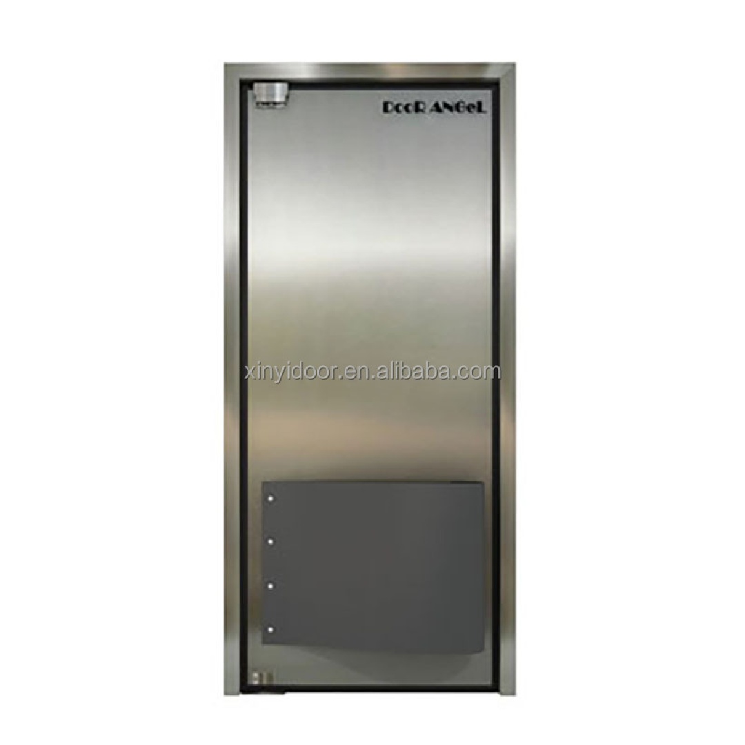 Stainless Steel Impact-resistant One-way Restaurant Door Commercial Automatic Two-way Warehouse Access Door