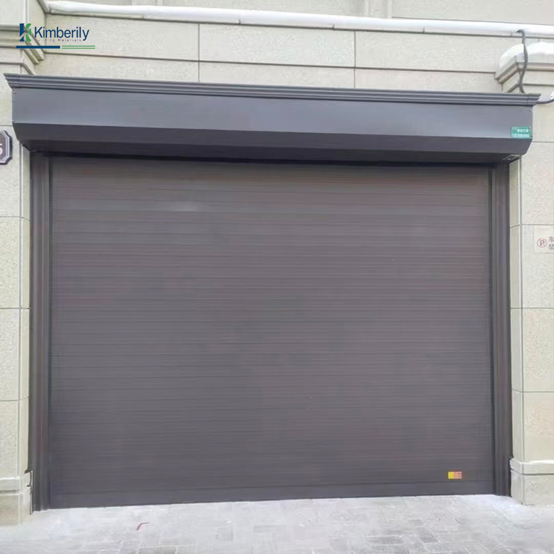 Aluminum Alloy Roller Shutter Door for Villa Apartment Commercial Use Electric Motorized Security Door Modern Design 5 Year