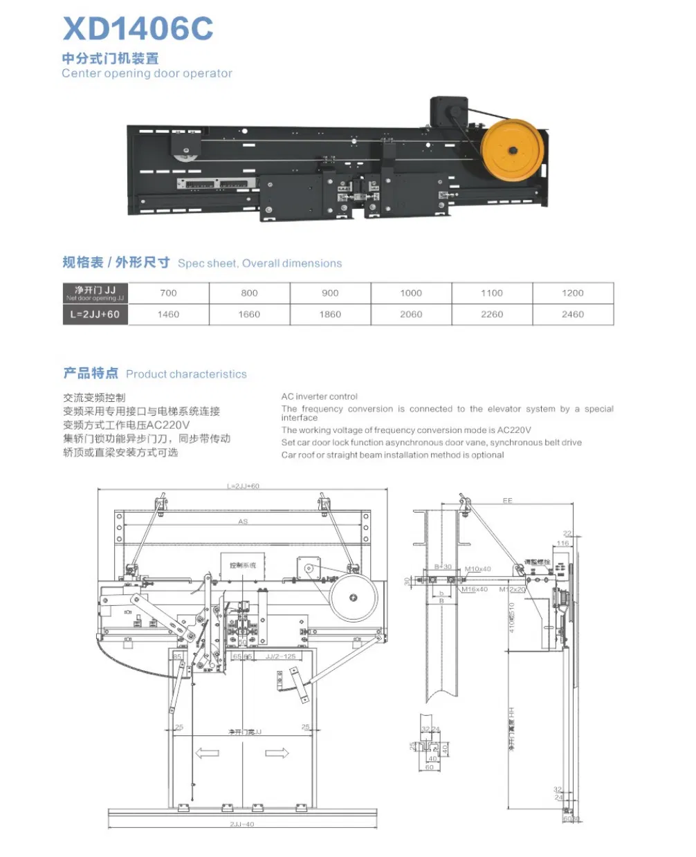 Reliable Heavy-Duty Industrial Elevator Cargo Door System for Warehouses
