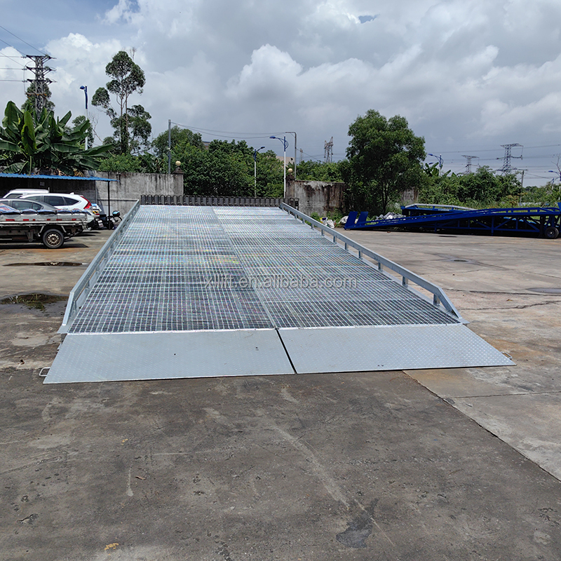 STRONGWAY CE Approved 10ton Carbon Steel Mobile Truck Container Load Dock Hydraulic Ramp Loading Dock Lift