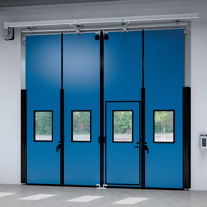 Automatic Vertical Folding Airplane Hangar Door Industrial Commercial Steel Insulated Accordion Folding Hangar Door