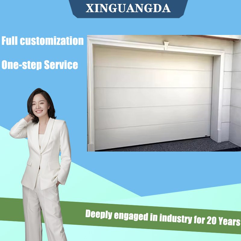 Automatic Vertical Lifting Sliding Overhead Sectional Steel Garage Door with Insulated Panel for Villa and Warehouse
