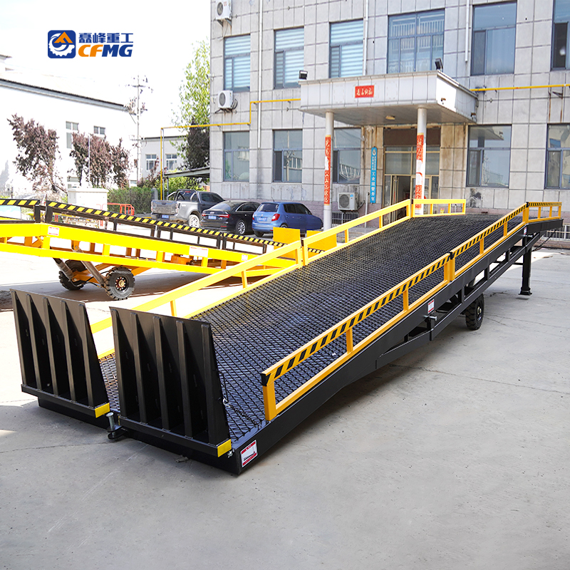 CFMG 6ton-20ton Customized Hydraulic Container Unloading Equipment Forklift Container Mobile Loading Dock Ramps