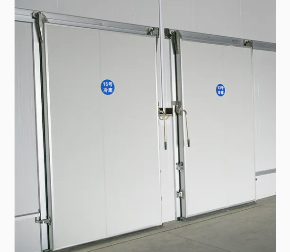 Energy-Efficient Cold Storage Door with Heavy-Duty Stainless Steel Design