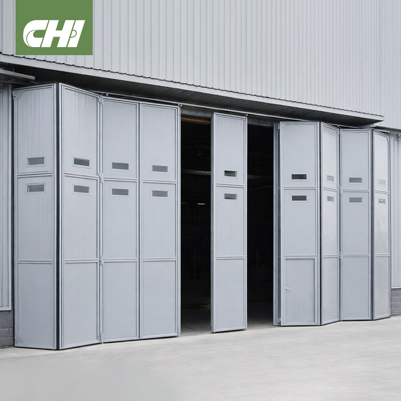 CHI Modern Waterproof Foldable Aluminum Alloy Custom Hangar Door System for Aircraft Maintenance Buildings OEM Manufacturer