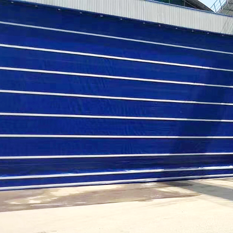 Automatic PVC Roller Shutter Door Fabric Foldable Exterior Modern Windproof Finished Airplane Hangar Door