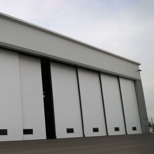 Heavy-Duty Industrial Door System Sliding Hangar Door Design