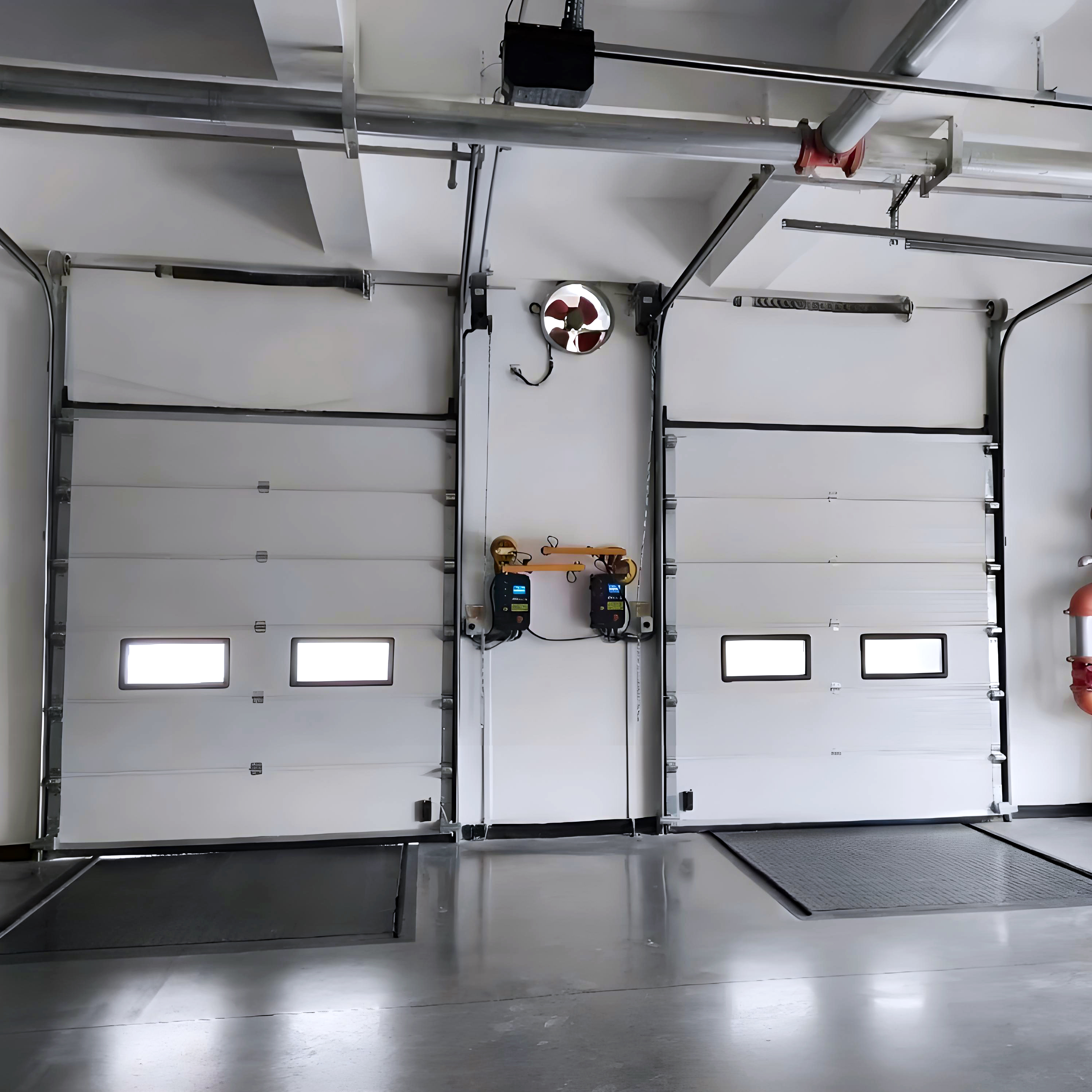 Insulated &amp; Secure Stainless Steel TSM Sectional Warehouse Overhead Door Solution | CE Certified Robust &amp; 2-Year Warranty