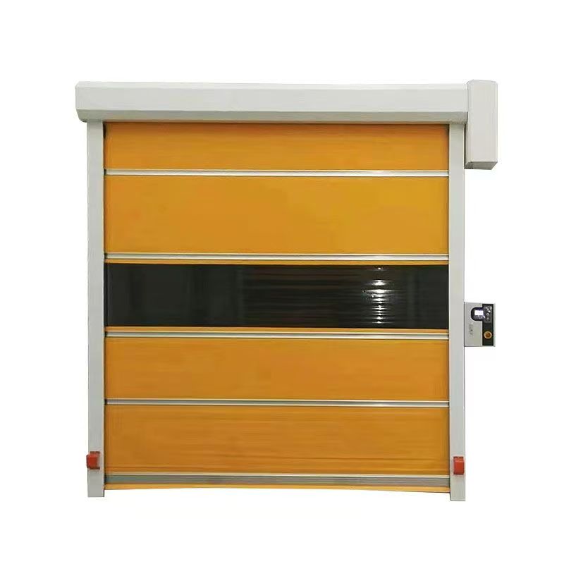 Modern High-speed PVC Fast Rolling Shutter Door Transparent Clean Dustproof Fireproof Automatic Lifting Door