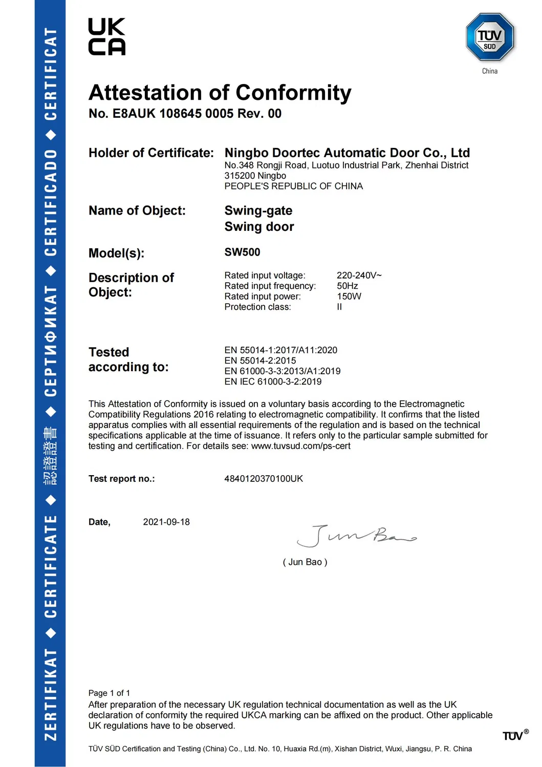 Certification 3