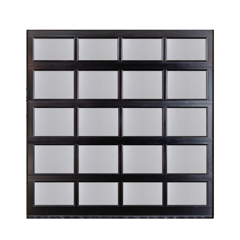 New Design Sectional Aluminum Glass Garage Doors Insulating Electric Garage Door