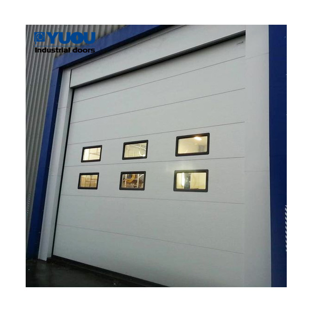 Easy To Install Design Exclusive Drawings Demand Customization Industrial Automatic Sandwich Panel Warehouse Sectional Doors