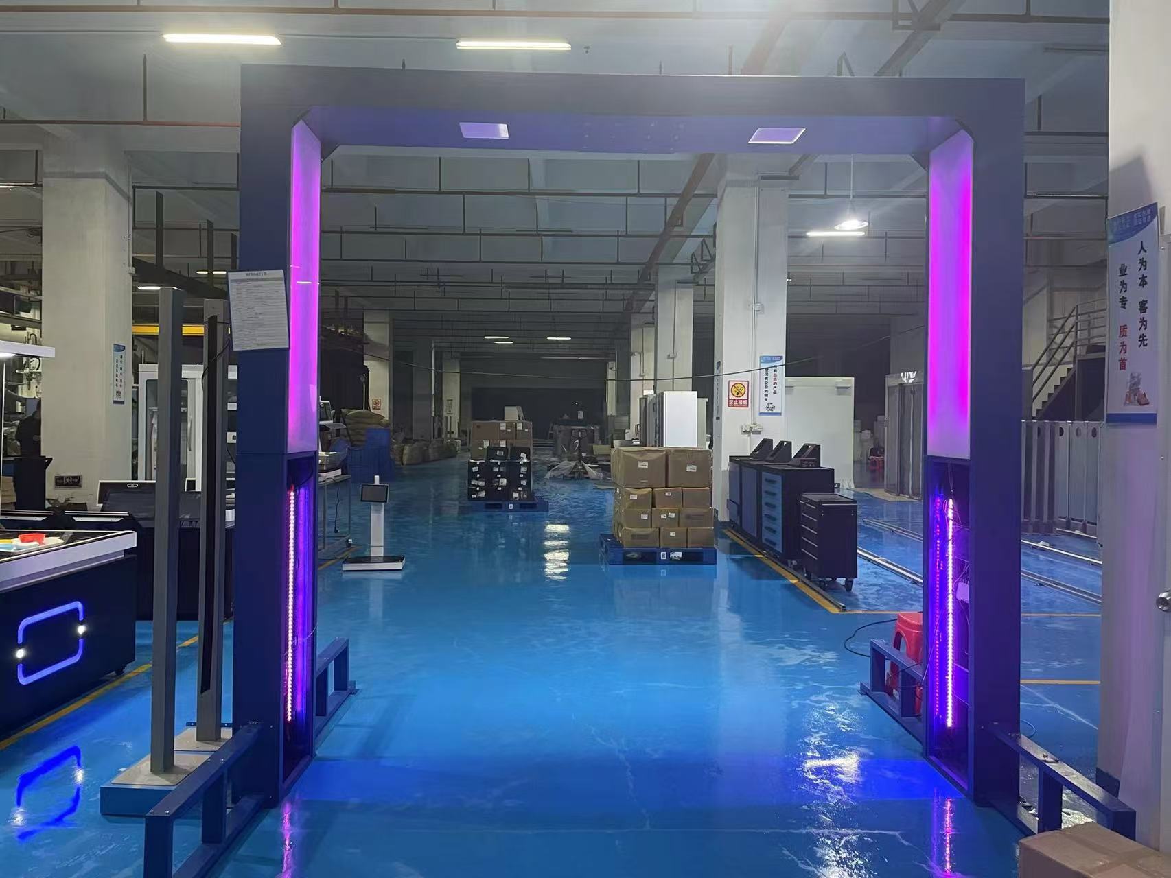 920-925MHz RFID Batch Reading Tags Arched RFID Access Control Gate with Display for Warehouse Application PDAs in Stock