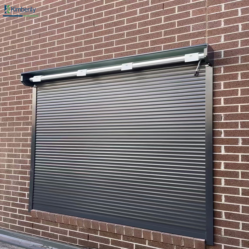 Aluminum Alloy Roller Shutter Door for Villa Apartment Commercial Use Electric Motorized Security Door Modern Design 5 Year