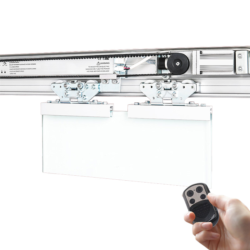 Deper Factory Direct 125b 150kg Frameless &amp; Framed Glass Sliding Door Commercial Automatic Sliding Door System with Remote Control