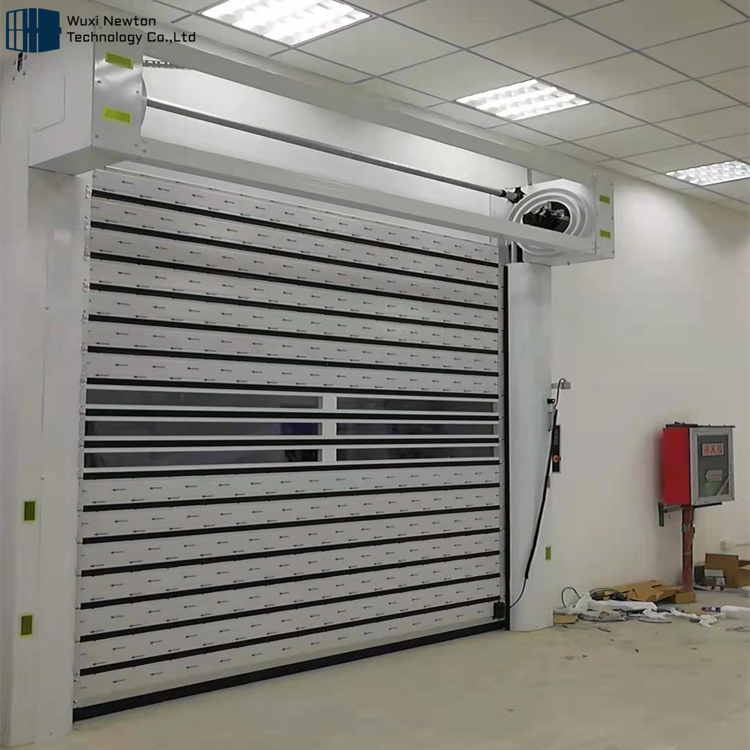Hot Selling Commercial Aluminum Alloy Anti-theft And Thermal-insulated Hard Metal High Speed Door For Warehouses And Factories