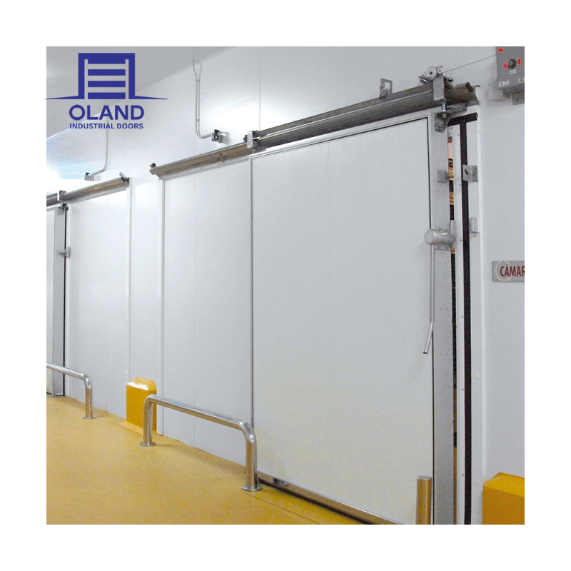 Manufacture Cold Storage Room Energy-Saving Automatic Closing Steel Refrigerator Freezer Door for Cold Chain &amp; Commercial