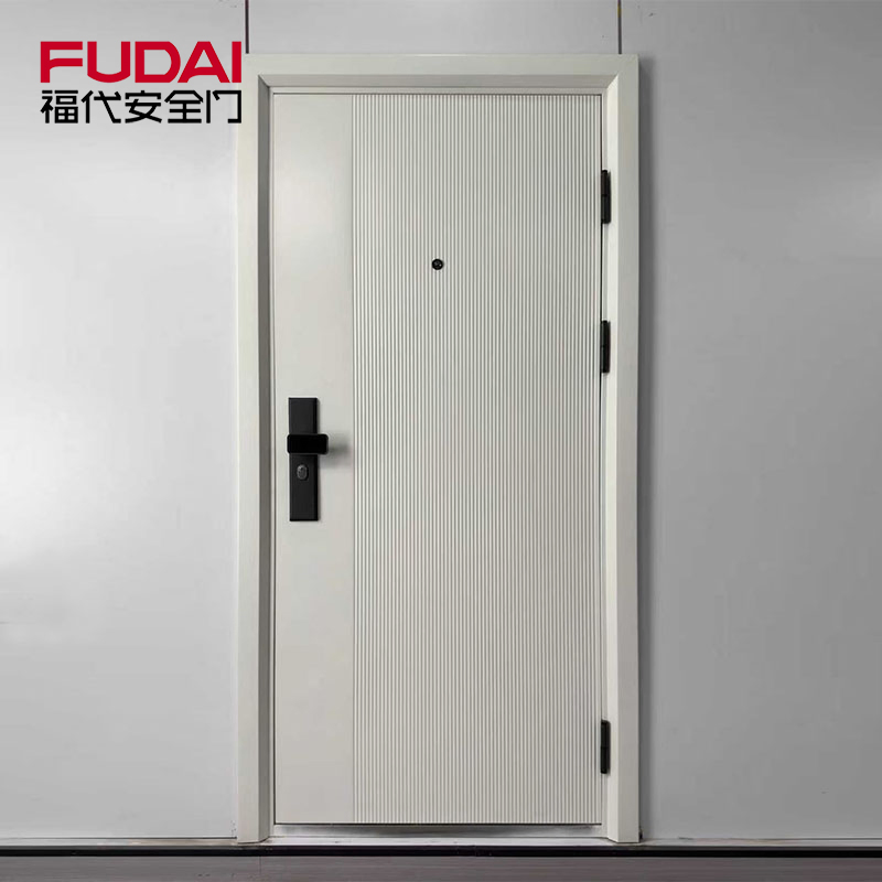 Modern Anti-Theft Security Steel Front Door with Finished Surface for Outdoor Residential Use