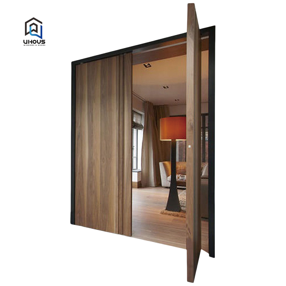 Luxury IP65 Thermal Industrial Aircraft Hangar Door with Aluminum Alloy &amp; Glass Windproof for Supermarket &amp; Outdoor Use