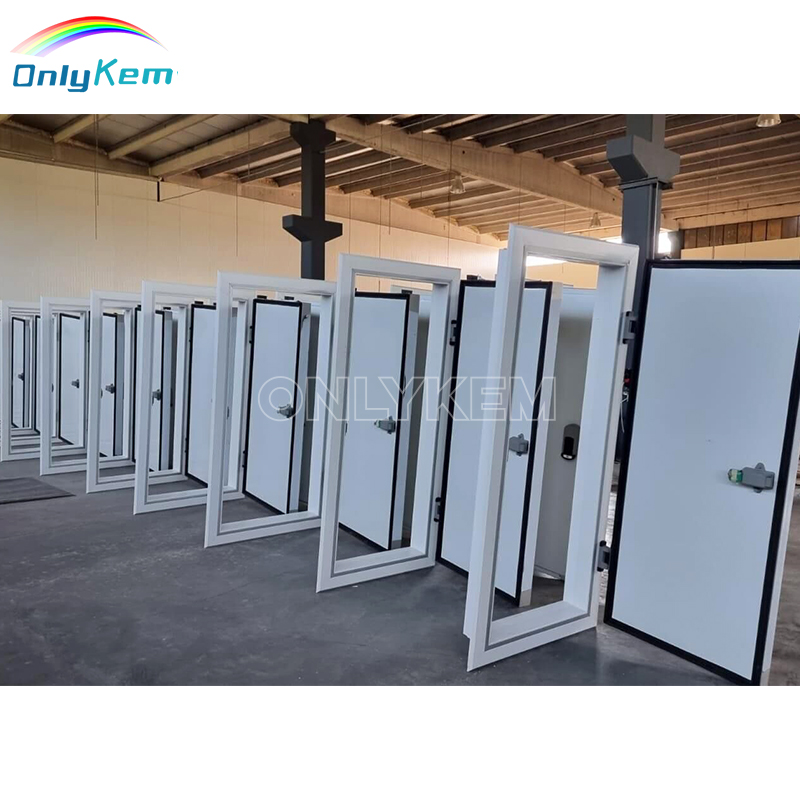 Insulated Walk-In Freezer Cold Storage Door with Durable Sealing and Energy-Saving Thermal Protection Design
