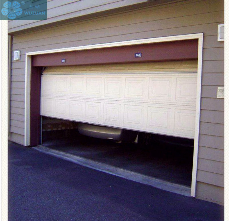 Modern Automatic Aluminium Electric Sliding Overhead Sectional Garage Door Galvanized Steel Metal Insulated PU Panel Garage Door Residential Door Home Door