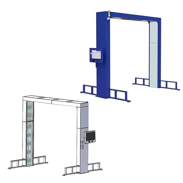 920-925MHz RFID Batch Reading Tags Arched RFID Access Control Gate with Display for Warehouse Application PDAs in Stock