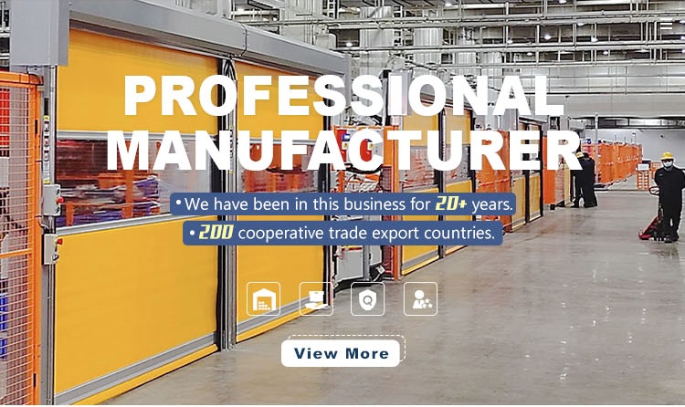 PVC High Speed Rolling Up Door