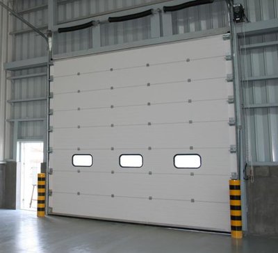 Sectional Door China Suppliers Hot Selling Automatic Lift Industrial Warehouse Overhead Sectional Door With Pedestrian Door