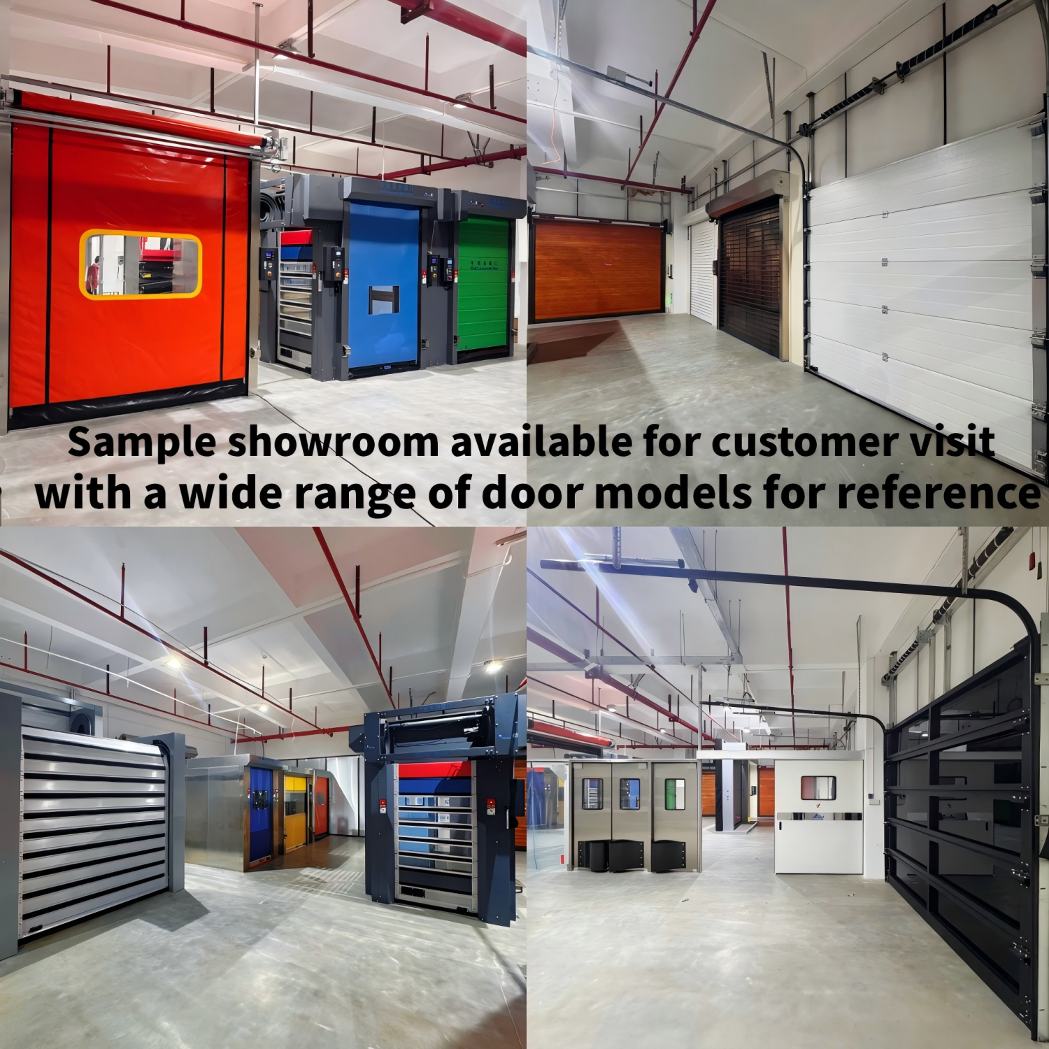 Industrial Sectional Overhead Door Modern Design Automatic Lift Reliable Performance For Warehouse Factory Garage