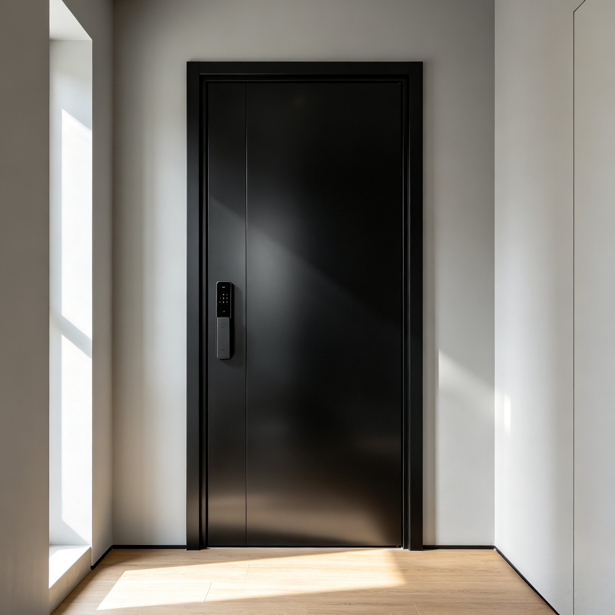 Residential Aluminum Security Front Door , Anti-Theft, Multi-Point Lock, Custom Size for House & Apartment