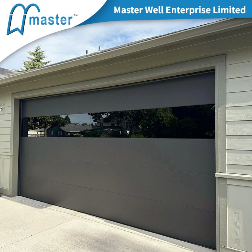 Master Well Modern Residential Commercial Insulated Garage Door Sectional Overhead Steel Garage Door