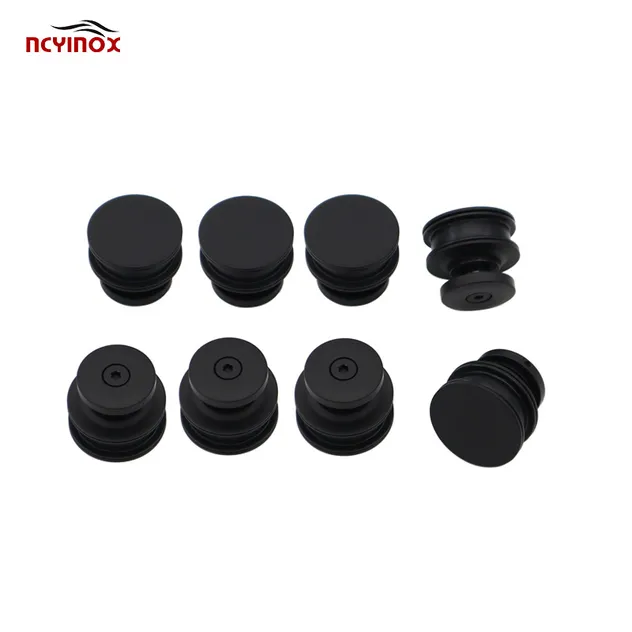Matte Black Stainless Steel Deluxe 180 Degree 8 Rollers Two Door Bypass Sliding Shower Door System