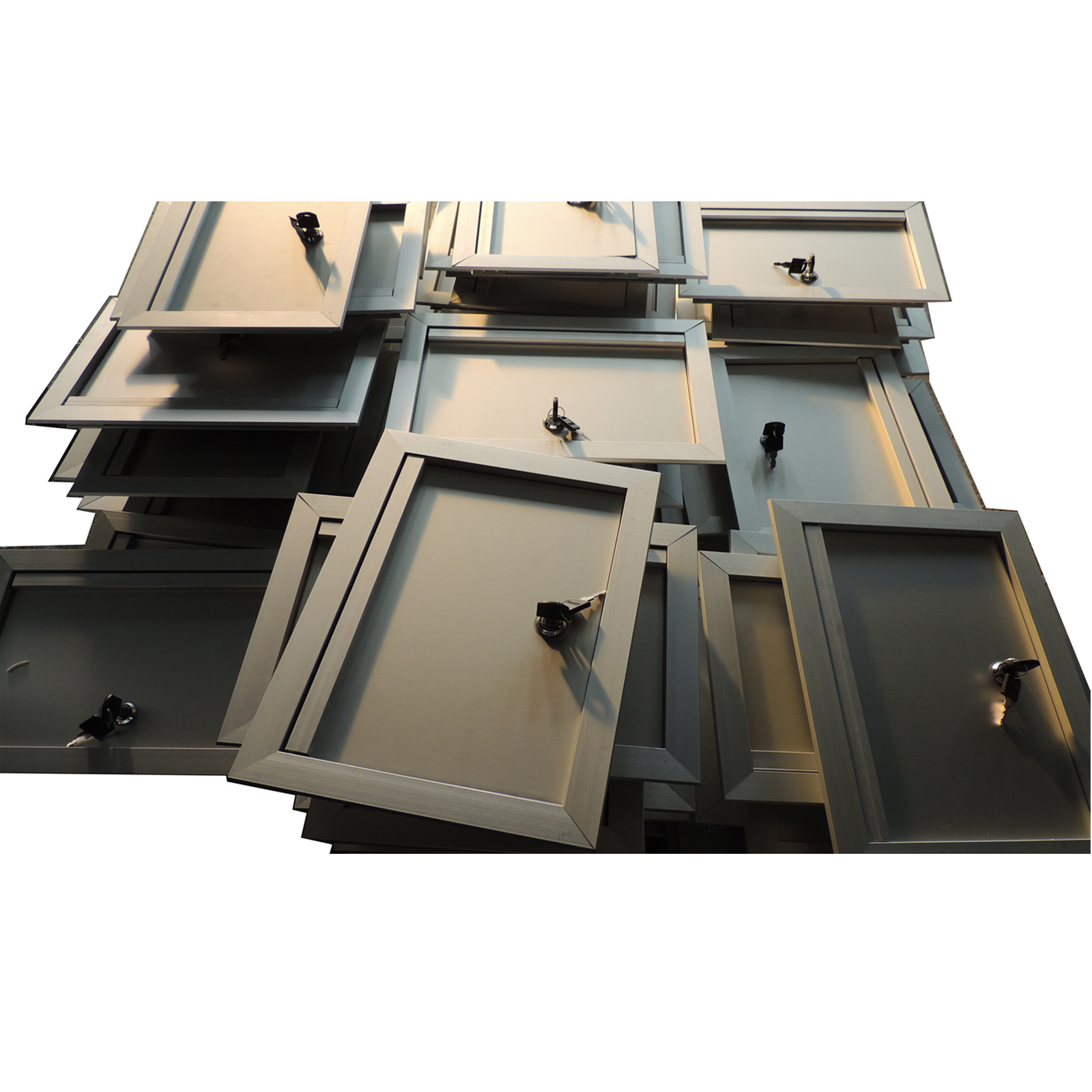 Small Alu-door Water Proof Aluminum Locker Door Aluminum Door Hot Sale in Europe