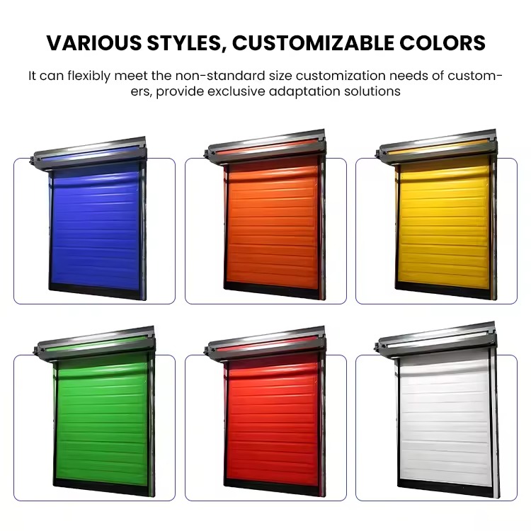 Modern PVC Cold Storage Rolling Shutter Door High Speed Door Freezer Thermal Insulation Fast Opening Stable Operation Low
